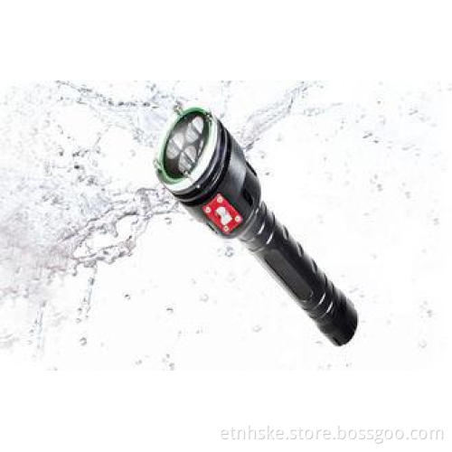 MarsFire D001 Black 2400LM LED Dive Torch 100m Waterproof
